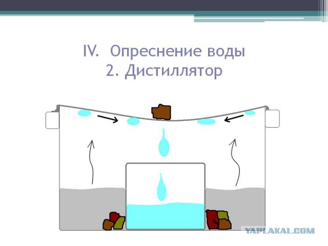 Пьём морскую воду...