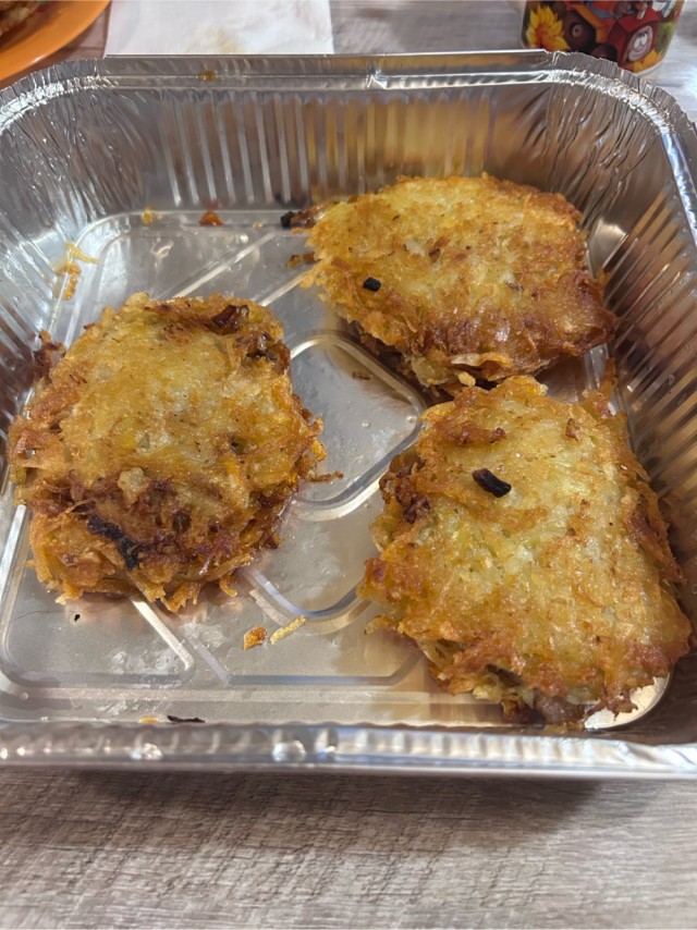 Драники с мясом