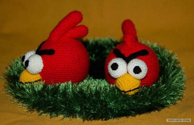 Семейка вязанных Angry Birds
