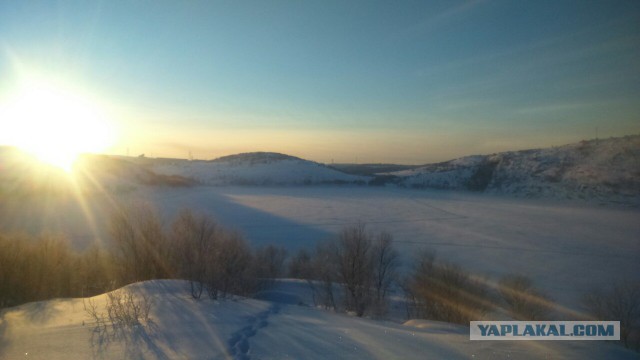 Полярная ночь в Мурманске