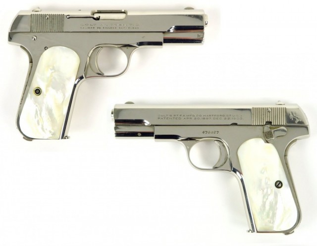 Пистолет Colt Model 1903 Pocket Hammerless - шедевр оружейной эстетики.