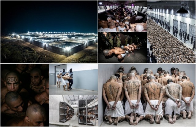 Печально известная сальвадорская мега тюрьма принимает еще тысячи арестованных членов банды