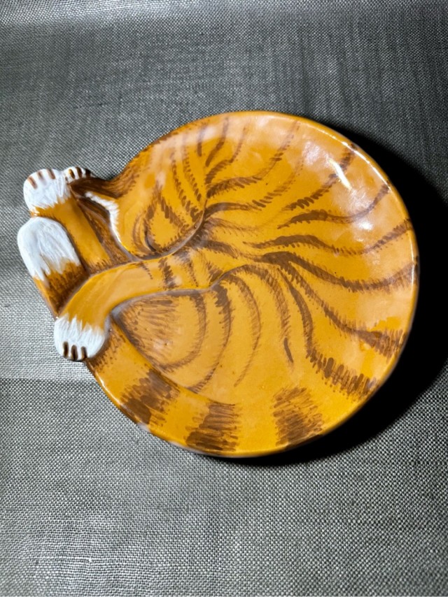 Керамическая тарелка Кот Фибоначчи