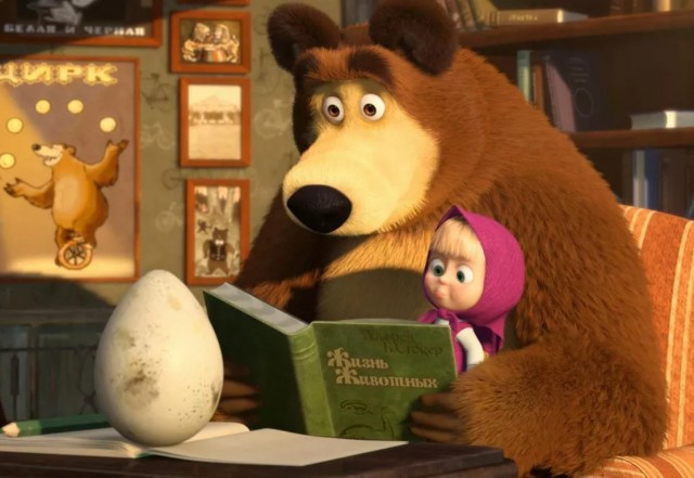 "Маша и Медведь" возглавил список самых популярных детских YouTube-каналов на Украине