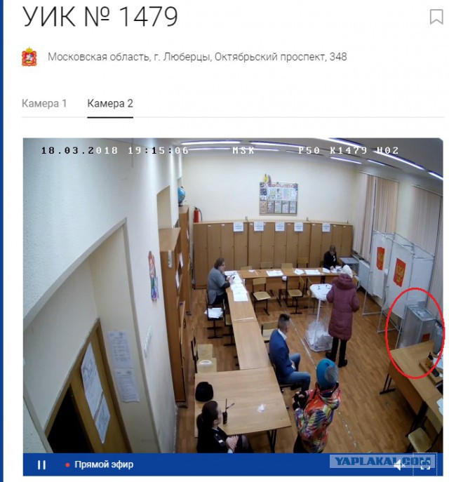 Вброс в Люберцах бюллетеней членами УИК