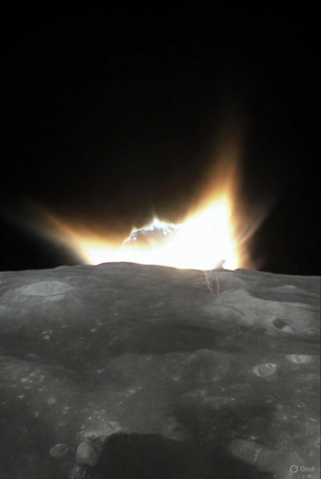 Могли ли люди (вплоть до первобытных) наблюдать падение крупных тел на Луну, которые бы были видны невооружённым взглядом?