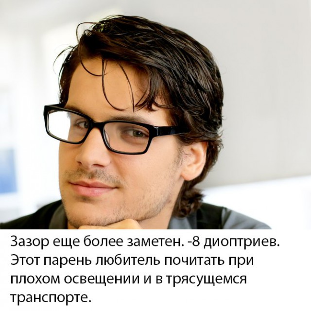 Как определить остроту зрения человека по фотографии