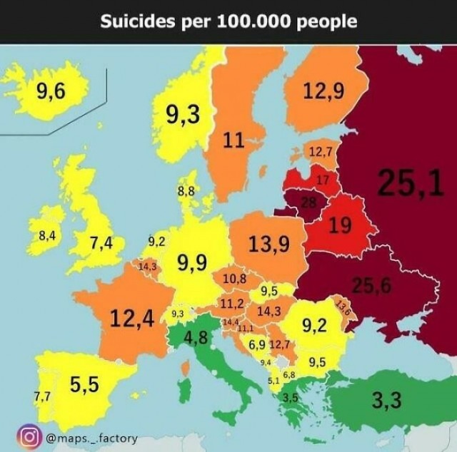 Необычные карты и инфографика со всего мира
