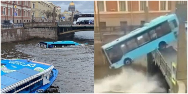 *БАЯН*Утонувший в Мойке автобус как образ целой России.