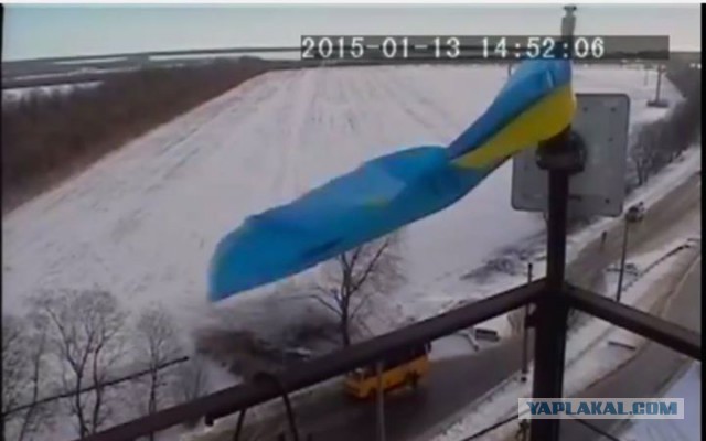 Видео разрыва градов.
