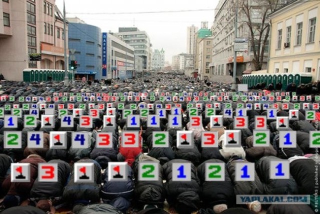 Курбан байрам в Москве, без комментариев...