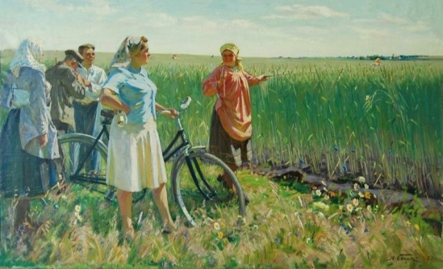 Труд в живописи СССР
