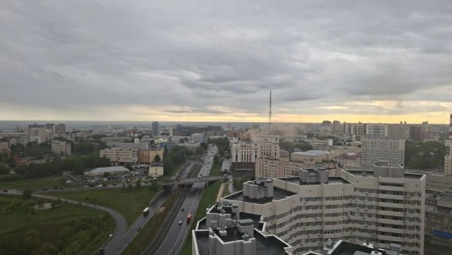 Здание областного суда в центре Нижнего Новгорода получило повреждение в результате атаки БПЛА