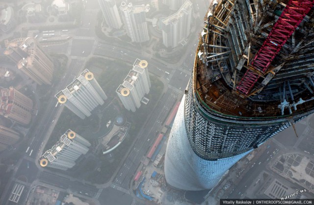 Shanghai Tower (650 meters).