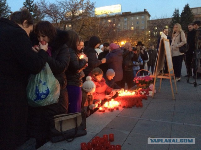 Митинг в память о Карине Залесовой
