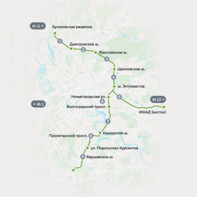 С 15 февраля вводится платный проезд по Московскому скоростному диаметру в часы пик