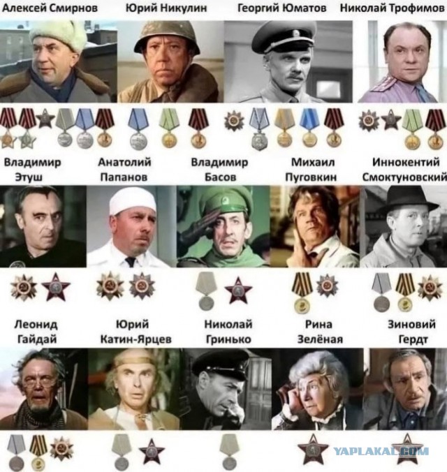 Подборка фотографий актеров, актрис и всем известных людей. 05.05.25