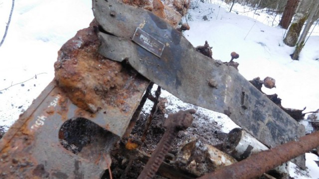 Раскопки артиллерийского немецкого блиндажа. Зимний коп