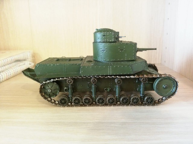 История стройки модели танка Т 24