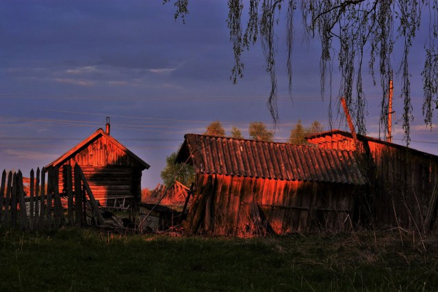 Весной в деревне
