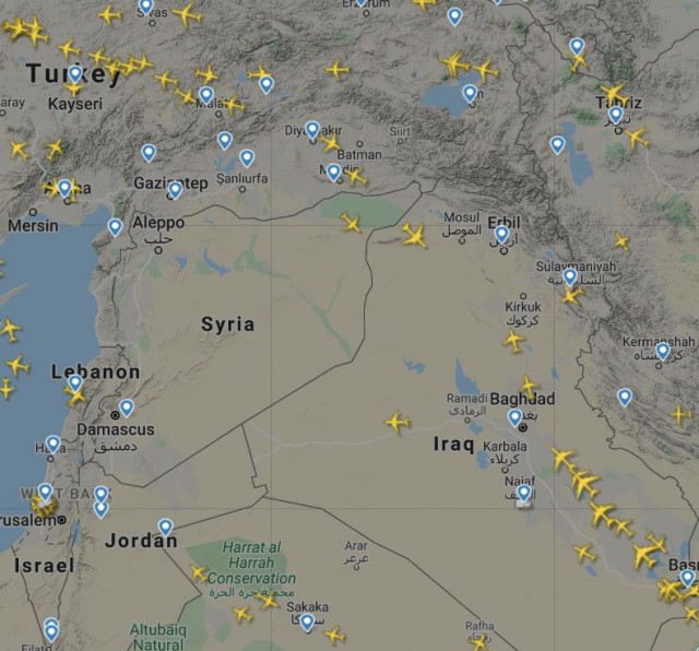 Израильские истребители и сирийская ПВО едва не сбили самолет со 172 пассажирами