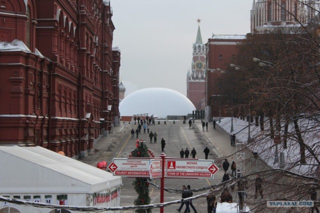 Москва. Утро. 1 января