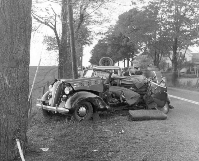 Трагичные и нелепые автомобильные аварии Бостона в 1930-х годах