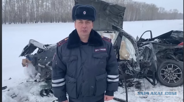 ДТП на трассе Барнаул - Новосибирск