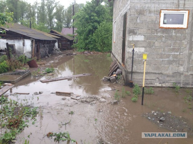 Половодье в горной местности