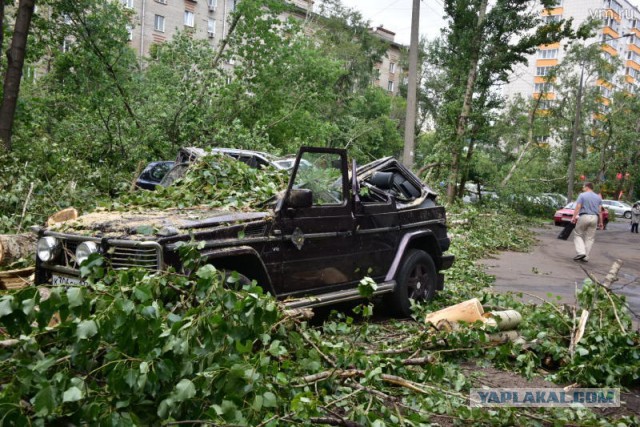 В Москве ураган!