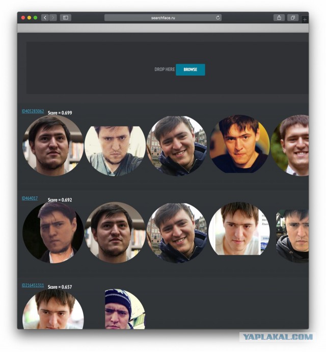 Анонимные разработчики запустили аналог FindFace — сервис, ищущий по миллионам фотографий «ВКонтакте»