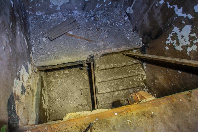 Взорванный в 70-х комплекс группового старта ядерных ракет 551-го РП