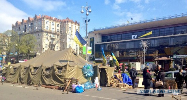 Прогулка блоггера на майдан в Киеве.