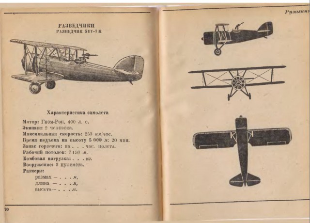 Силуэты самолетов Второй Мировой