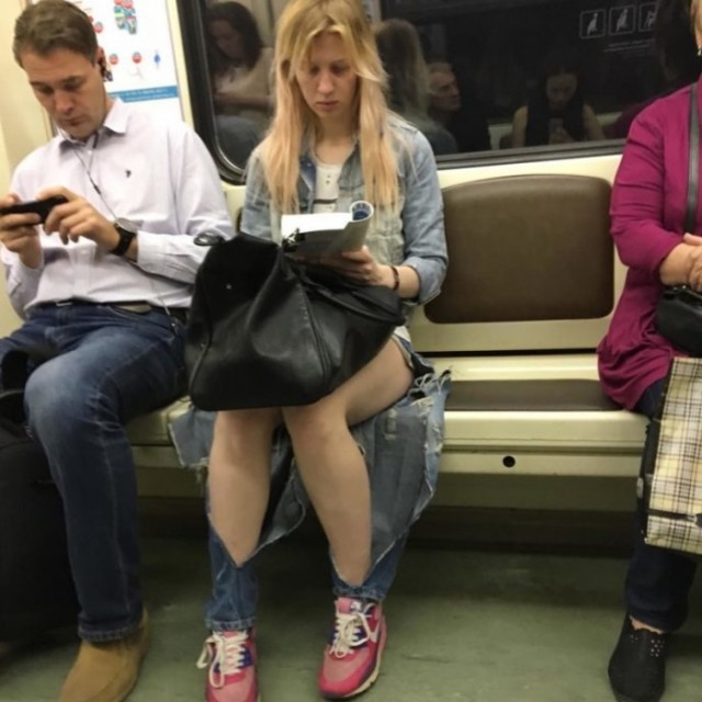 Модники из российского метрополитена