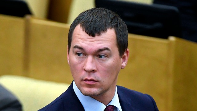 Путин назначил врио губернатора Хабаровского края. Им стал Михаил Дегтярев. Фургала отправили в отставку