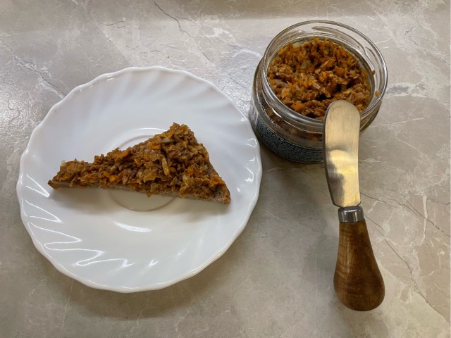 Грибная икра из замороженных лисичек