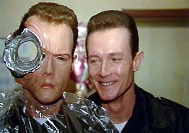 Кадры со съемочной площадки "Терминатора"