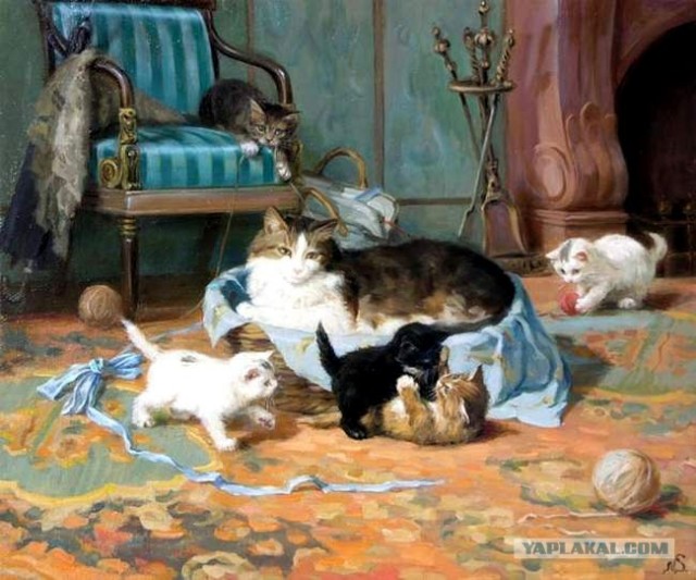Рисованный котовторник