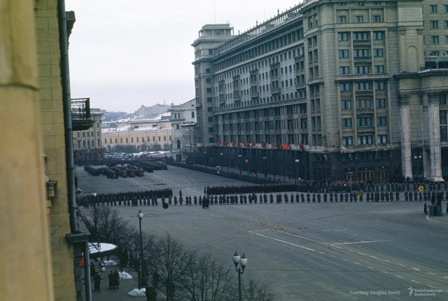 Москва 1952-1954 в цвете