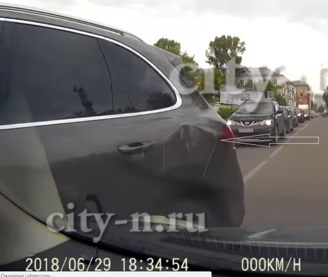 Не пустил Порш по встречке....