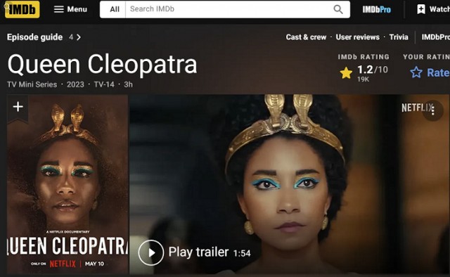"Это 11-я чума Египта": "Царица Клеопатра" - один из худших сериалов Netflix за всю историю