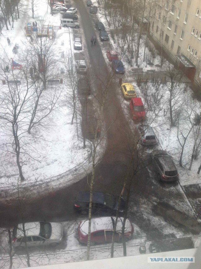 Борьба с нарушителем парковки.