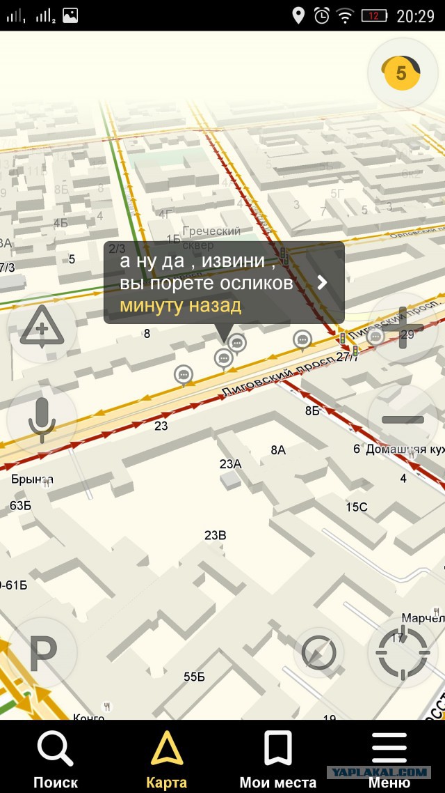 Минутка толерантности по питерски в яндекс картах