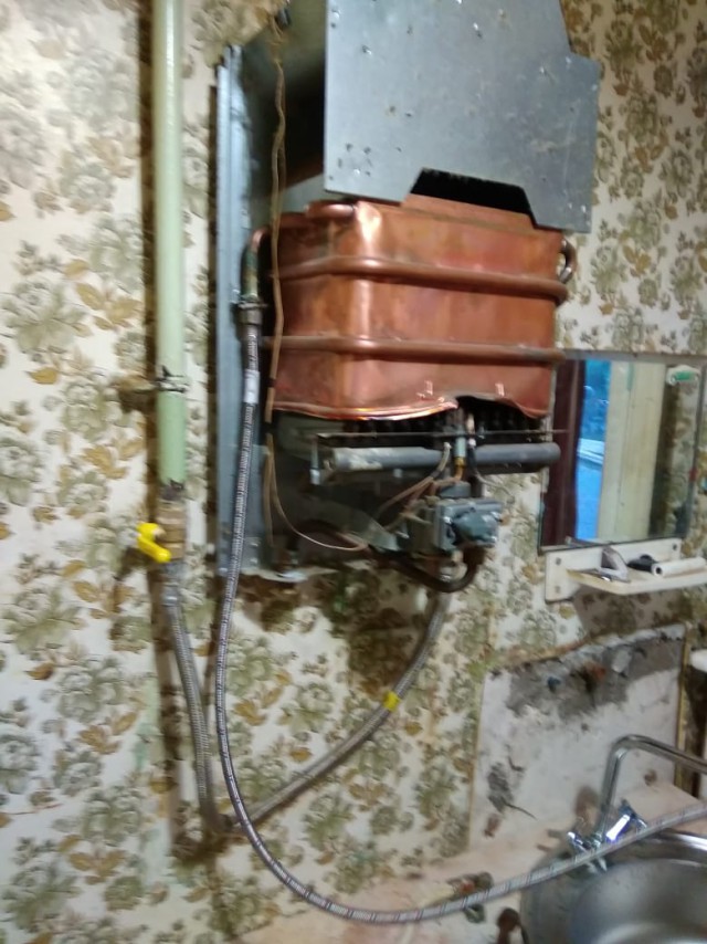 Ремонт газового водонагревателя.