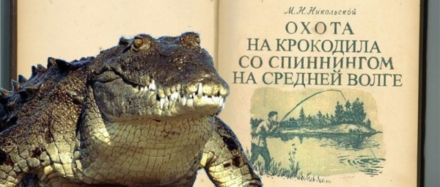 Астраханцев напугали крокодилом в реке