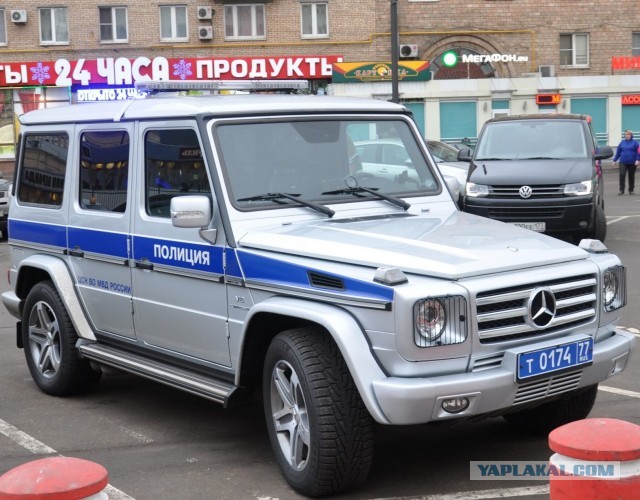Роскошные автомобили российской полиции