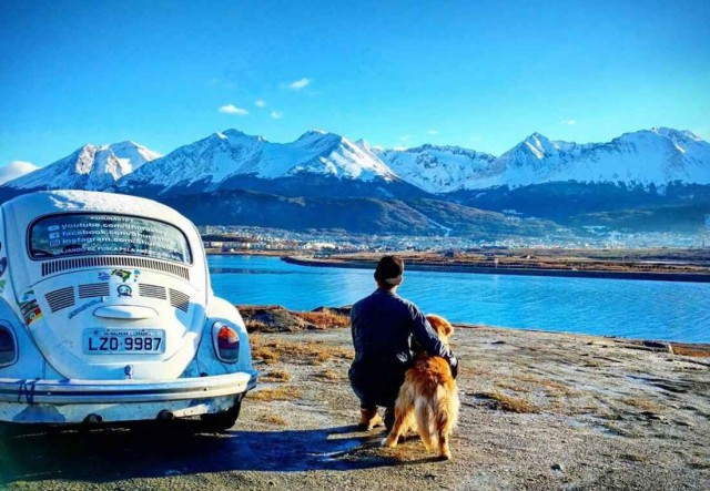 Путешествие по Америке со своей собакой на старом VW, закончилось трагедией в результате несчастного случая