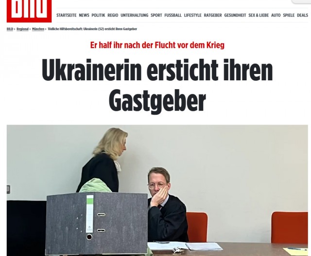 Украинка убила приютившего ее немца из-за нежелания съезжать с его квартиры