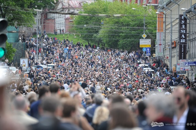 В Москве проходит "контрольная" прогулка